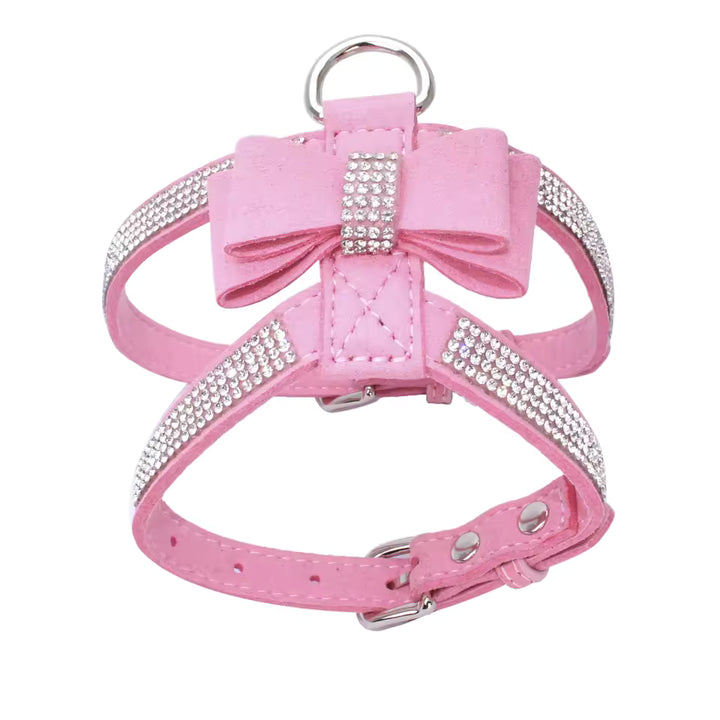 The Velvet Leather Bling Harness