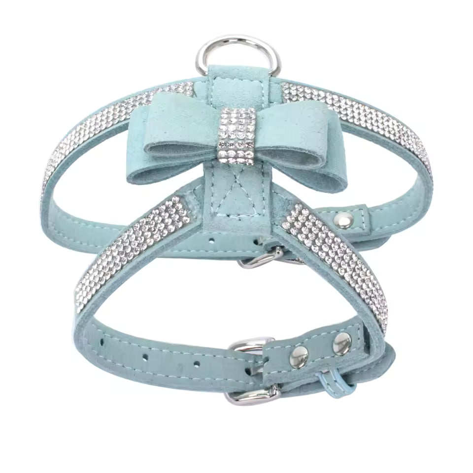 The Velvet Leather Bling Harness