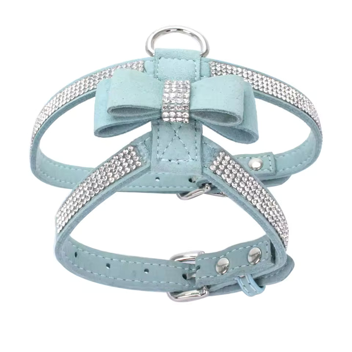 The Velvet Leather Bling Harness