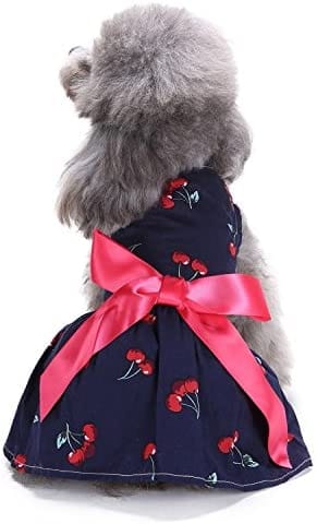 The Cherry Dress - Pretty Paws Luxury Couture