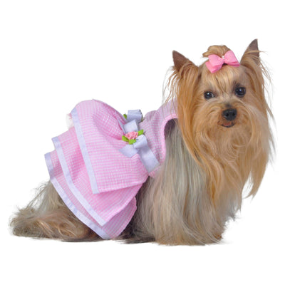 The Rose Pink Dog Dress - Pretty Paws Luxury Couture
